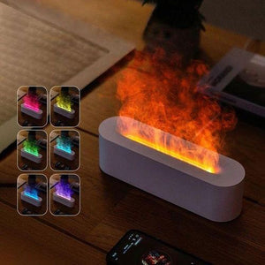 Home Flame Aroma Diffuser | موزع العطر المنزلي بتأثير اللهب